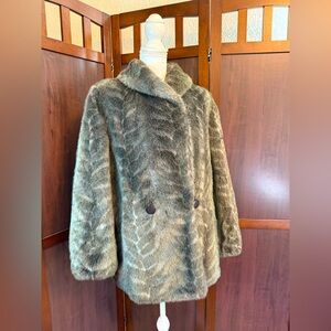 VINTAGE HILLMOOR NY FAUX‎ FUR JACKET